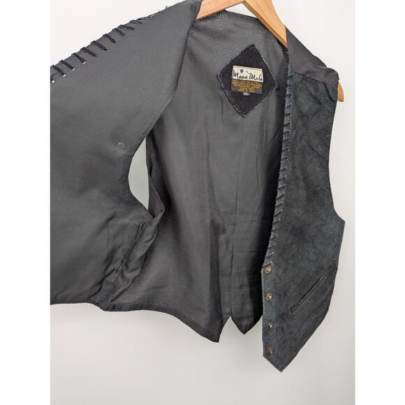 Black Blazer with Notched Lapels and Fitted Silhouette - Picture 5 of 6